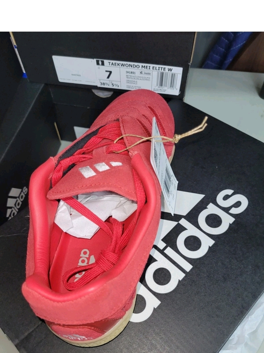 **SALE!! Adidas TAEKWONDO MEI ELITE Womens Better Scarlet Gum 2026 🔥 Nib Rare - Picture 13 of 13